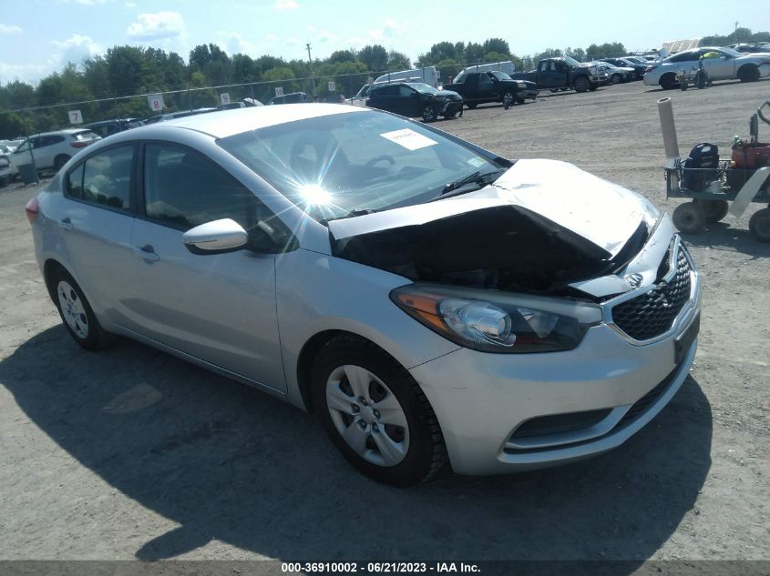 2015 KIA FORTE LX - KNAFX4A6XF5428487