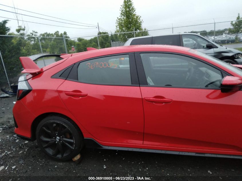 2017 HONDA CIVIC HATCHBACK SPORT - SHHFK7H45HU225756