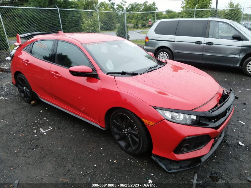 2017 HONDA CIVIC HATCHBACK SPORT - SHHFK7H45HU225756