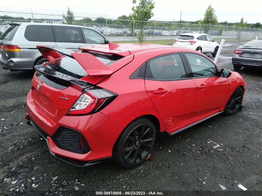 2017 HONDA CIVIC HATCHBACK SPORT - SHHFK7H45HU225756
