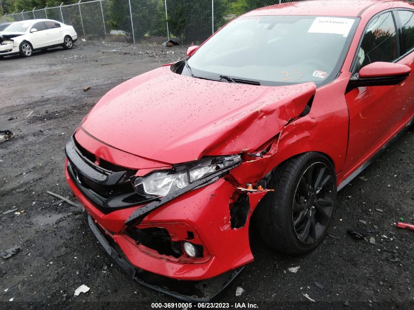 2017 HONDA CIVIC HATCHBACK SPORT - SHHFK7H45HU225756