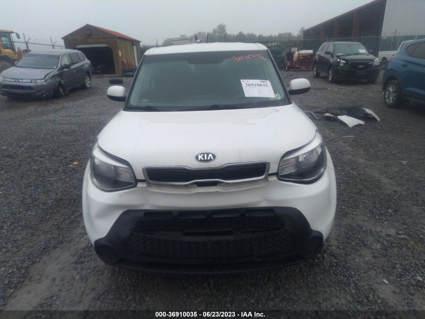 2016 KIA SOUL BASE - KNDJN2A22G7347767
