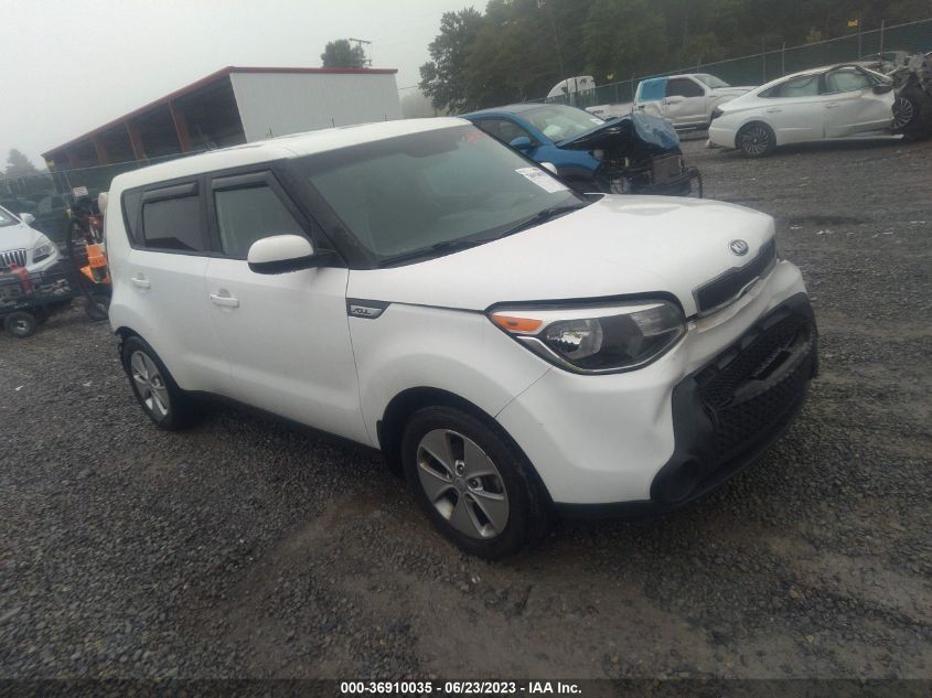 2016 KIA SOUL BASE - KNDJN2A22G7347767