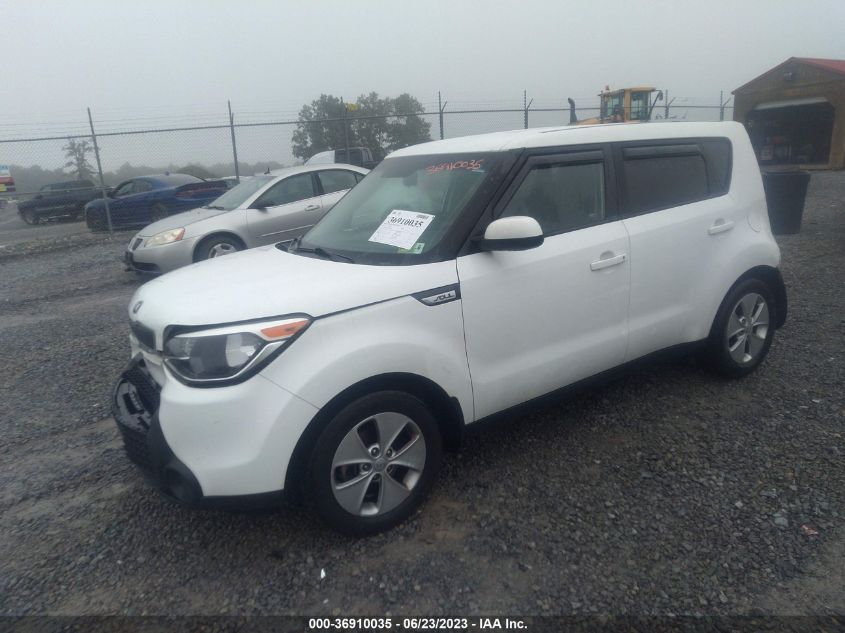 2016 KIA SOUL BASE - KNDJN2A22G7347767