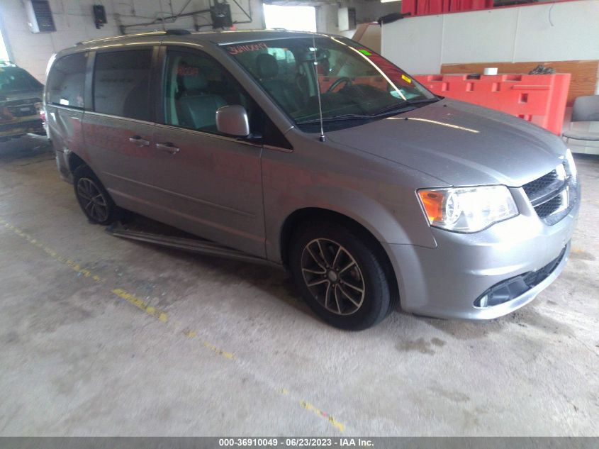 2017 DODGE GRAND CARAVAN SXT - 2C4RDGCG5HR749844