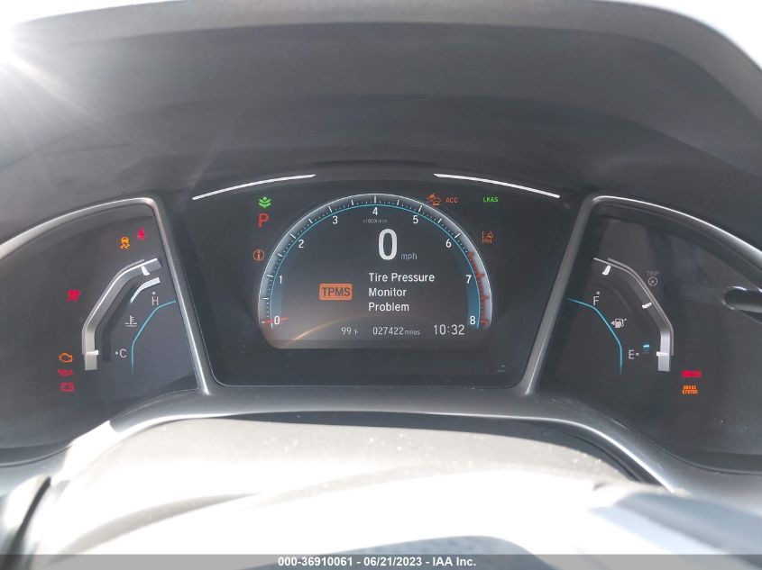 2019 HONDA CIVIC SEDAN EX - JHMFC1F37KX010543