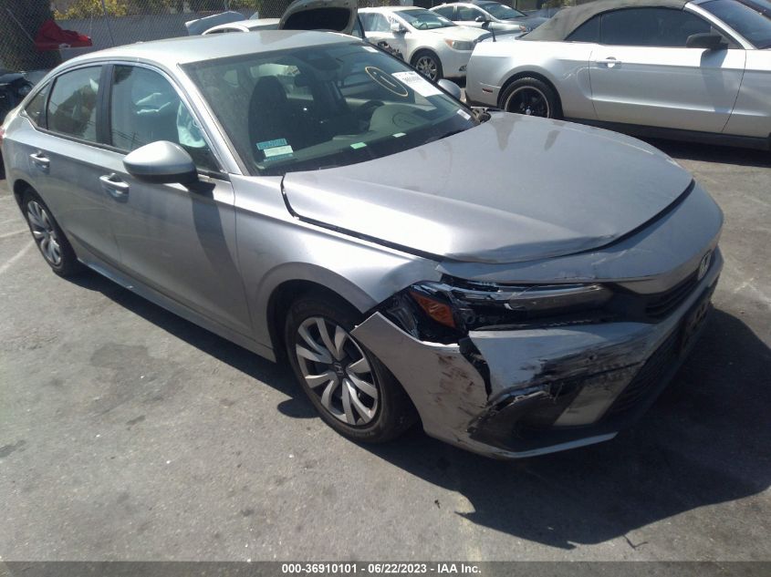 2022 HONDA CIVIC SEDAN LX - 2HGFE2F22NH522455