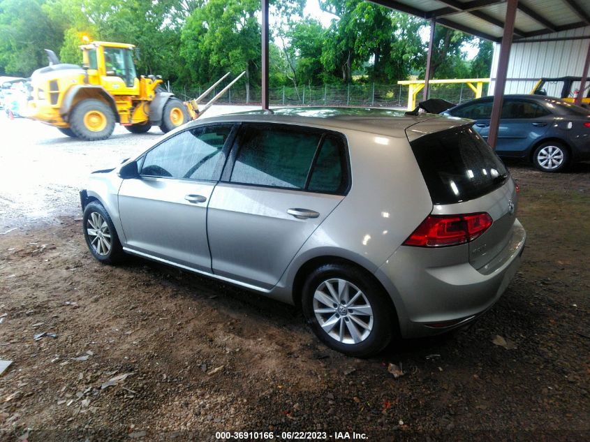 2015 VOLKSWAGEN GOLF TSI S - 3VW217AU9FM061219
