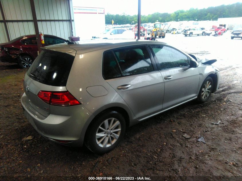 2015 VOLKSWAGEN GOLF TSI S - 3VW217AU9FM061219