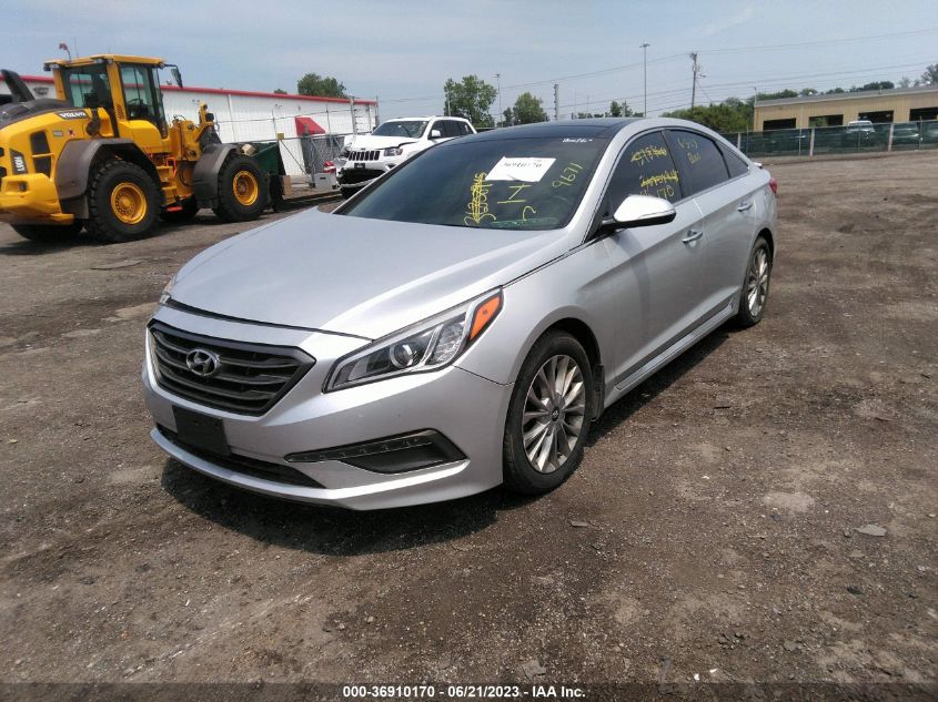 2015 HYUNDAI SONATA 2.4L SPORT - 5NPE34AF2FH100037