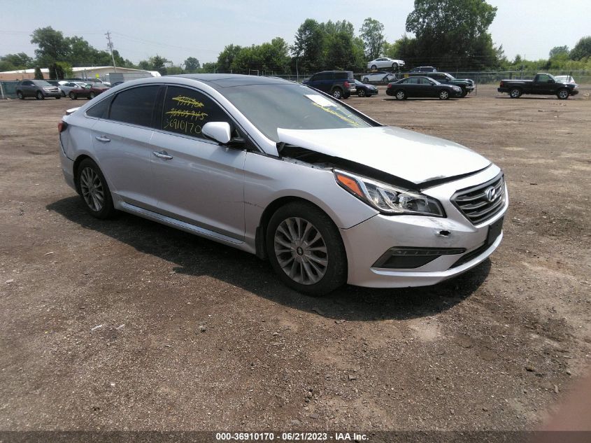 2015 HYUNDAI SONATA 2.4L SPORT - 5NPE34AF2FH100037