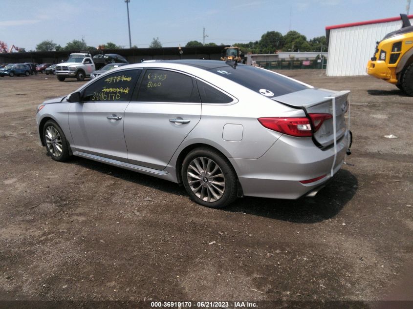 2015 HYUNDAI SONATA 2.4L SPORT - 5NPE34AF2FH100037