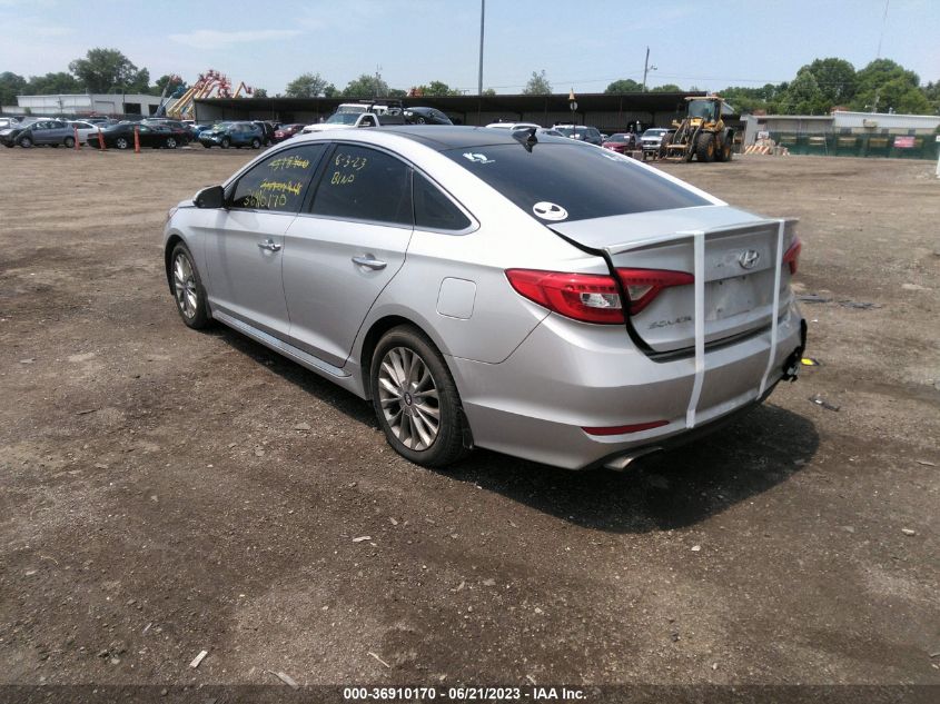 2015 HYUNDAI SONATA 2.4L SPORT - 5NPE34AF2FH100037