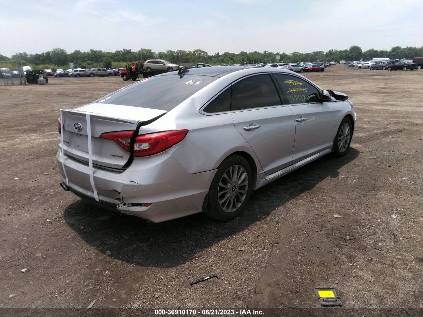 2015 HYUNDAI SONATA 2.4L SPORT - 5NPE34AF2FH100037