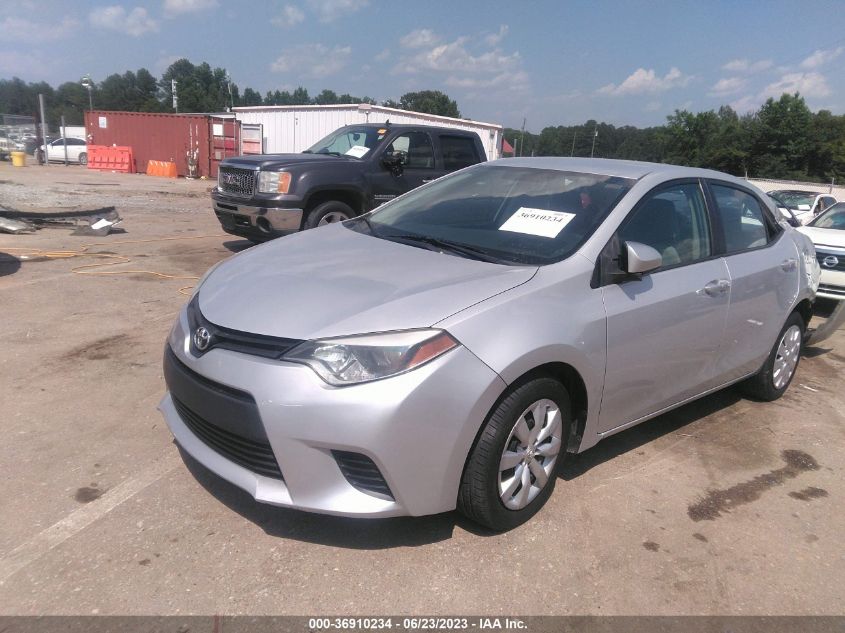 2014 TOYOTA COROLLA L/LE/S/S PLUS/LE PLUS - 5YFBURHE3EP062684