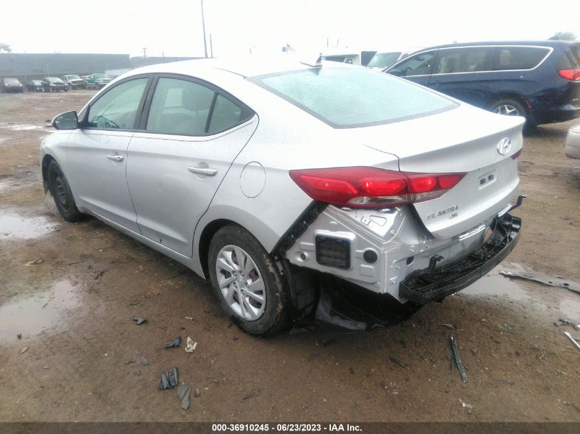 2017 HYUNDAI ELANTRA SE - 5NPD74LF3HH148307