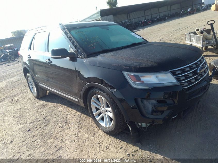 2017 FORD EXPLORER XLT - 1FM5K7D80HGD03934