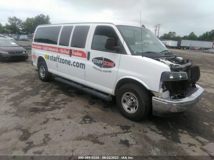 2019 CHEVROLET EXPRESS PASSENGER LT - 1GAZGPFG7K1372120