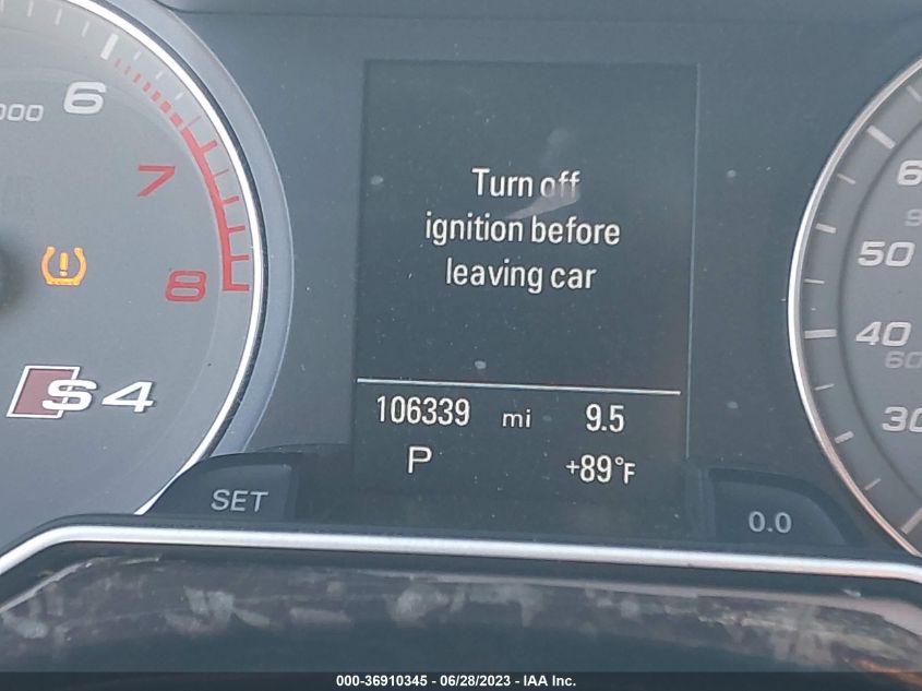 2014 AUDI S4 3.0T PREMIUM PLUS WAUBGAFL3EA132664