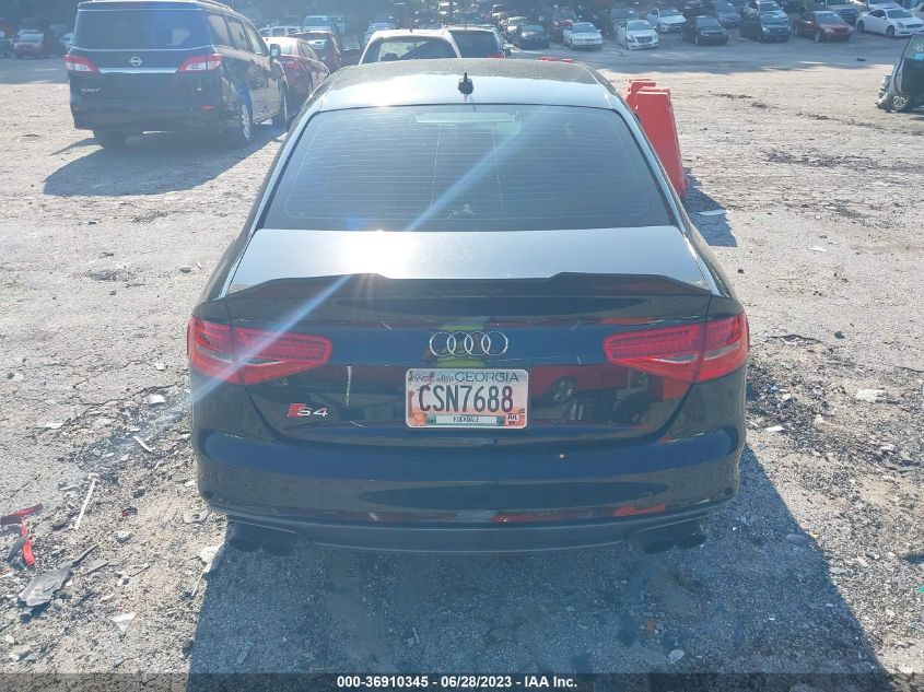 2014 AUDI S4 3.0T PREMIUM PLUS WAUBGAFL3EA132664