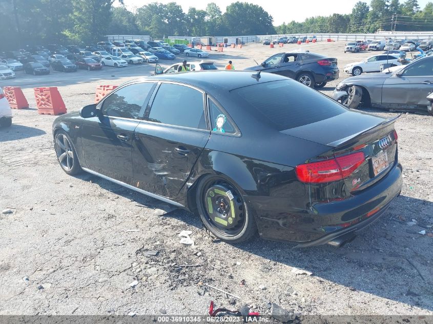 2014 AUDI S4 3.0T PREMIUM PLUS WAUBGAFL3EA132664