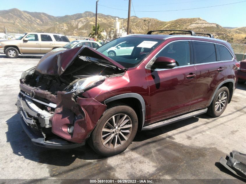 2018 TOYOTA HIGHLANDER SE/XLE - 5TDKZRFH1JS249499