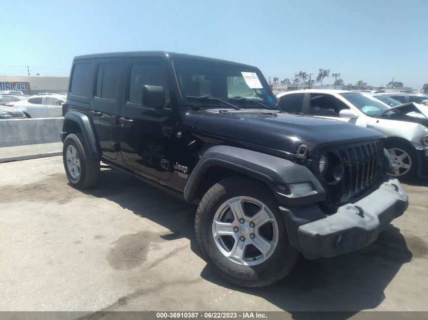 2019 JEEP WRANGLER UNLIMITED SPORT - 1C4HJXDG8KW50743