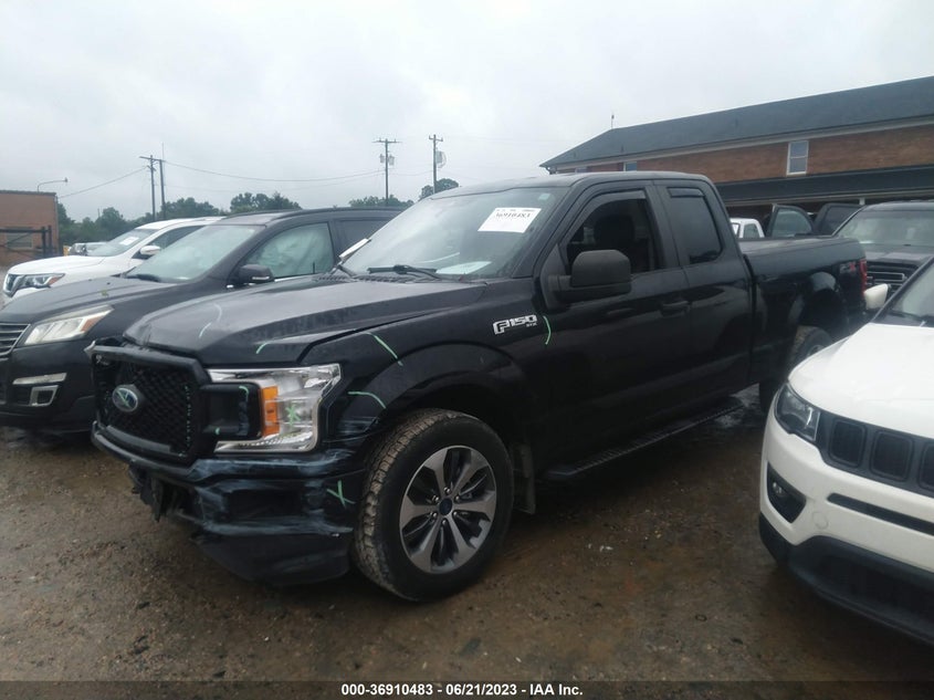 VIN 1FTEX1EP6KKF22135 2019 FORD F-150 XL/XLT/LARIAT