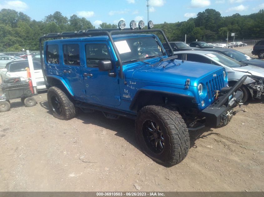 2015 JEEP WRANGLER UNLIMITED SAHARA - 1C4BJWEG6FL514537
