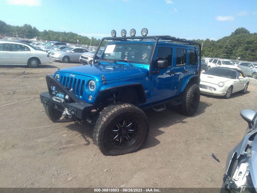 2015 JEEP WRANGLER UNLIMITED SAHARA - 1C4BJWEG6FL514537