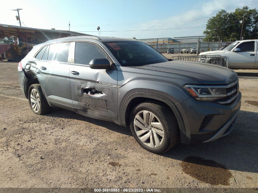 2022 VOLKSWAGEN ATLAS CROSS SPORT 3.6L V6 SE W/TECHNOLOGY - 1V2WE2CA4NC210939