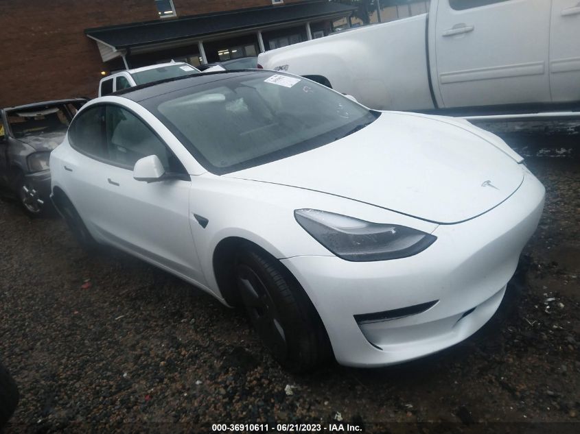 2022 TESLA MODEL 3 - 5YJ3E1EA3NF375363