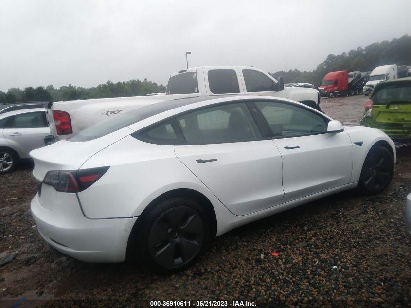 2022 TESLA MODEL 3 - 5YJ3E1EA3NF375363