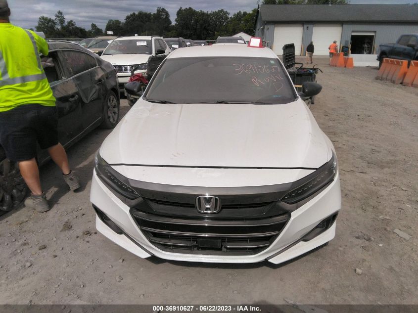 2022 HONDA ACCORD SEDAN SPORT - 1HGCV1F37NA033067