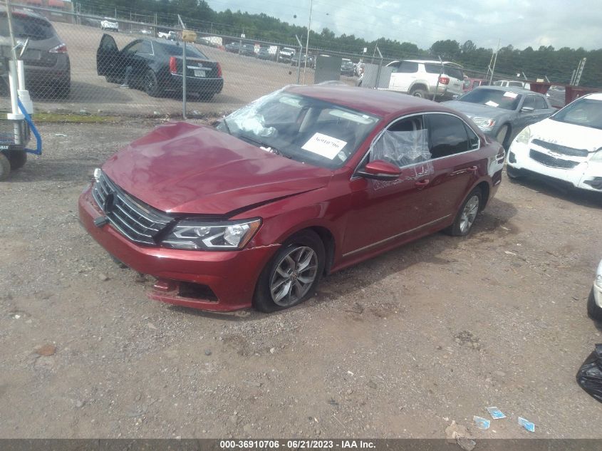 2017 VOLKSWAGEN PASSAT S - 1VWAT7A30HC063233