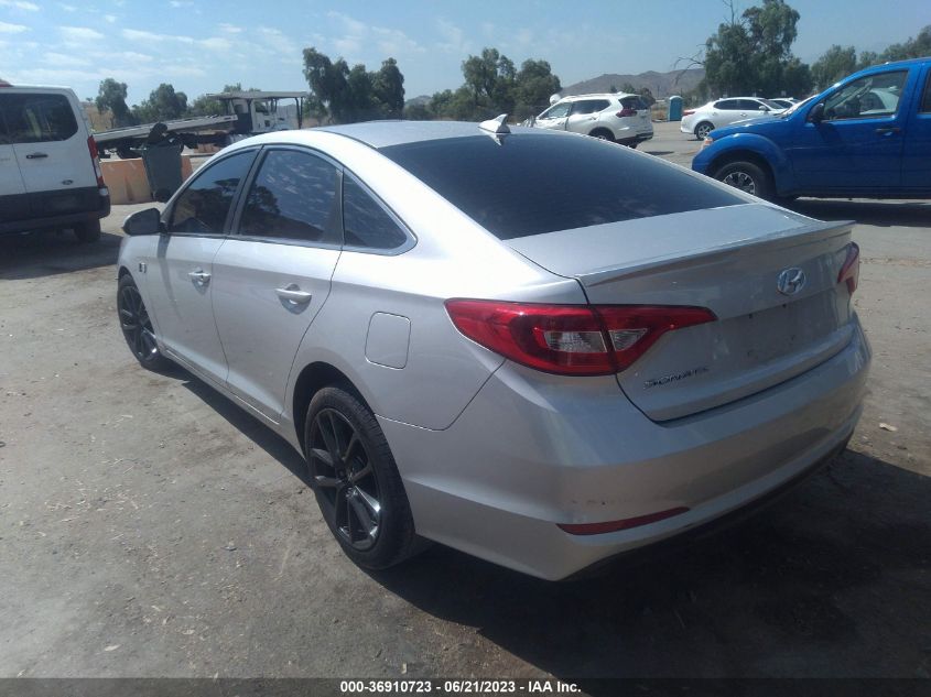 2017 HYUNDAI SONATA 2.4L - 5NPE24AF9HH530539