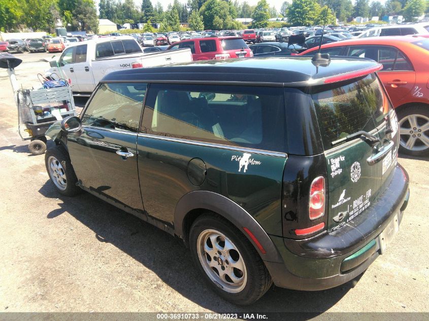 2013 MINI COOPER CLUBMAN WMWZF3C56DT489942