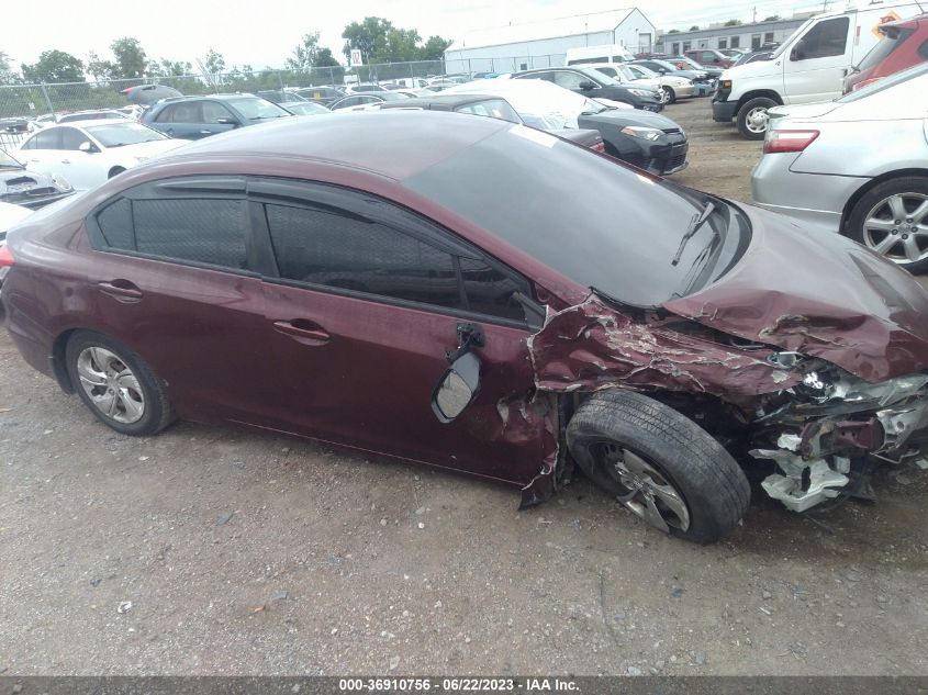 2014 HONDA CIVIC SEDAN LX - 19XFB2F51EE028259