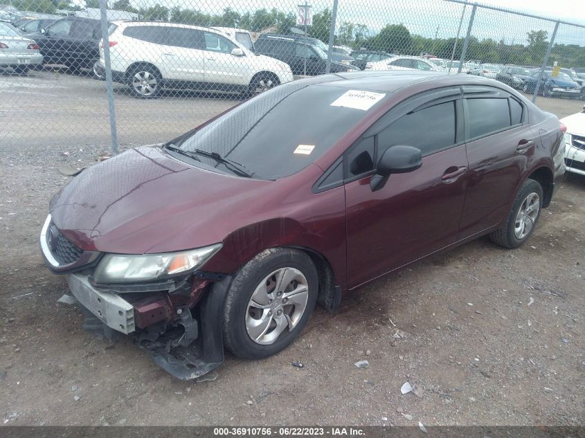 2014 HONDA CIVIC SEDAN LX - 19XFB2F51EE028259
