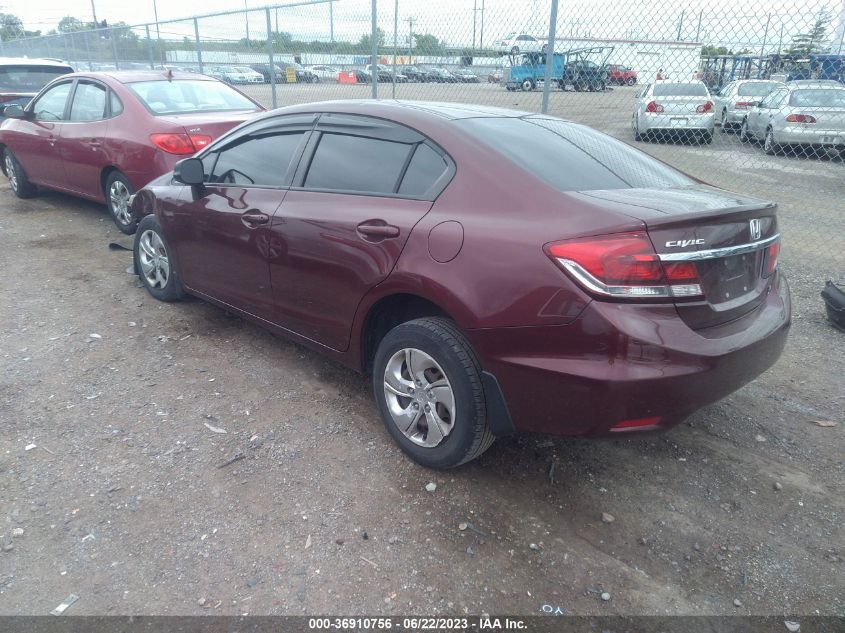 2014 HONDA CIVIC SEDAN LX - 19XFB2F51EE028259