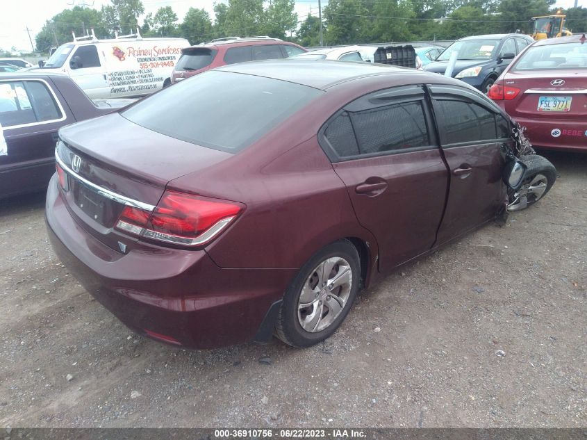 2014 HONDA CIVIC SEDAN LX - 19XFB2F51EE028259