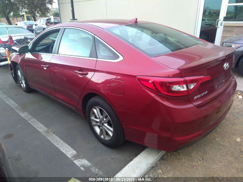 2015 HYUNDAI SONATA 2.4L SE - 5NPE24AFXFH062799