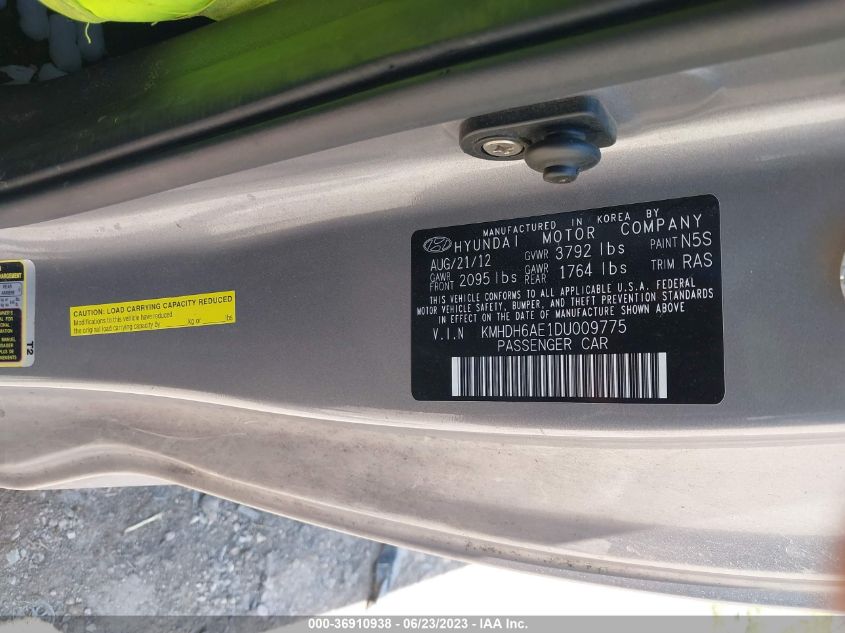 2013 HYUNDAI ELANTRA COUPE GS - KMHDH6AE1DU009775