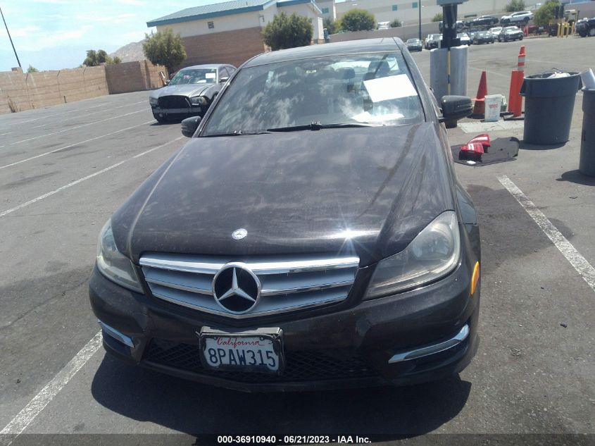 2013 MERCEDES-BENZ C-CLASS C 250 - WDDGF4HB2DA752783