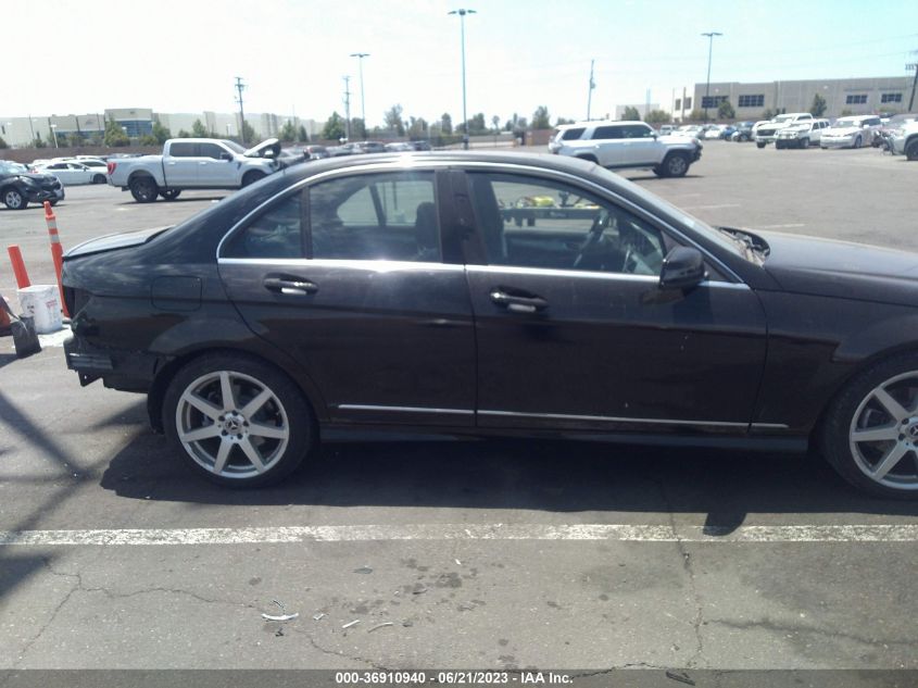 2013 MERCEDES-BENZ C-CLASS C 250 - WDDGF4HB2DA752783