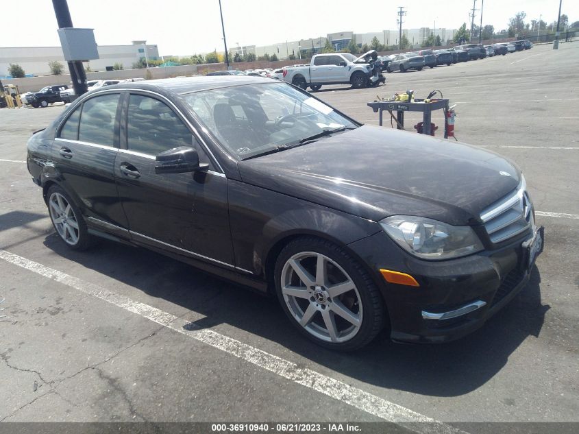 2013 MERCEDES-BENZ C-CLASS C 250 - WDDGF4HB2DA752783
