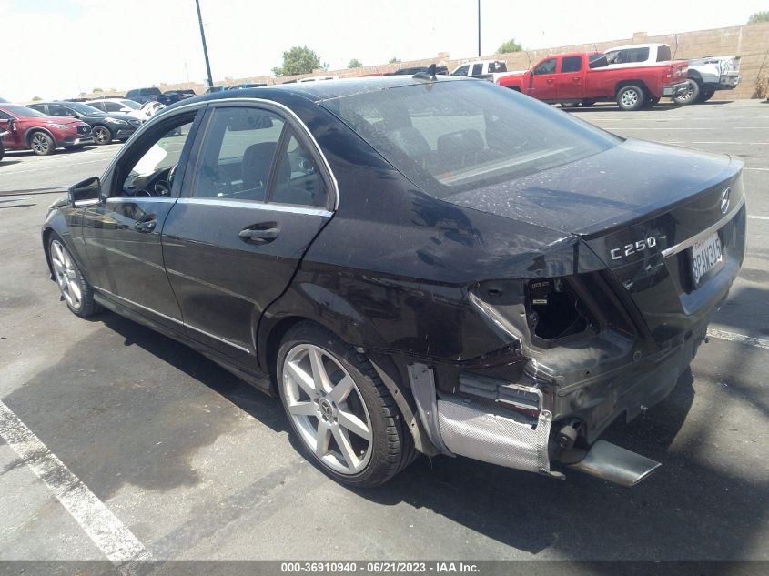 2013 MERCEDES-BENZ C-CLASS C 250 - WDDGF4HB2DA752783