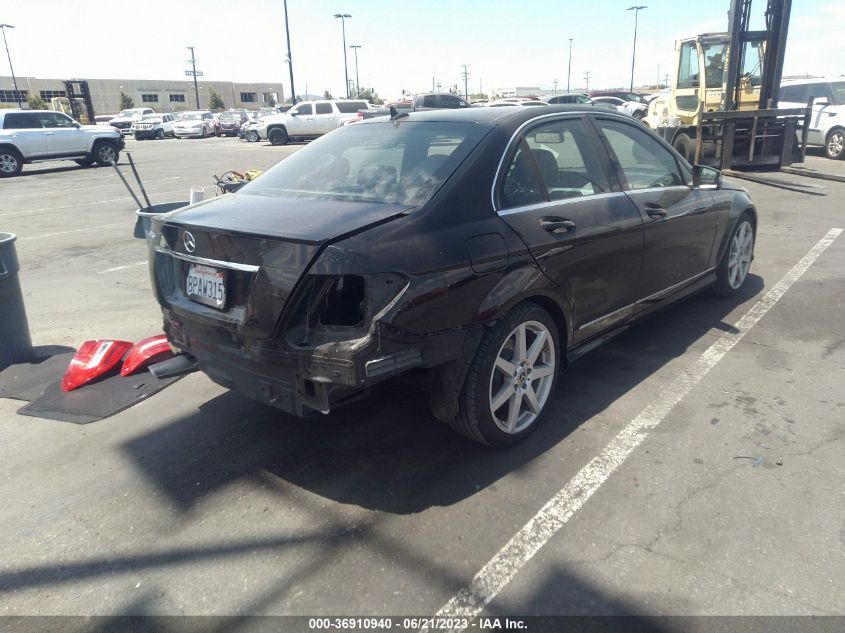 2013 MERCEDES-BENZ C-CLASS C 250 - WDDGF4HB2DA752783