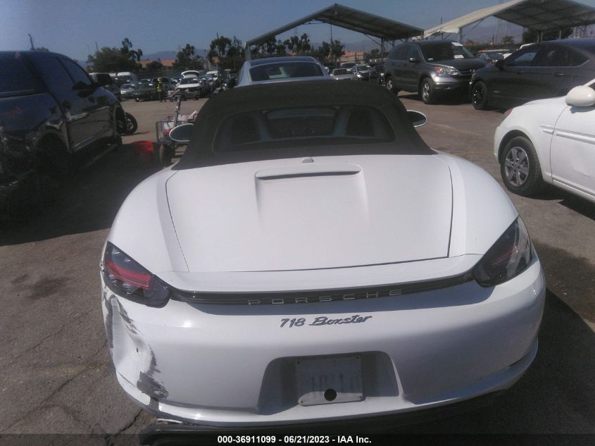 2017 PORSCHE 718 BOXSTER - WP0CA2A87HS221766