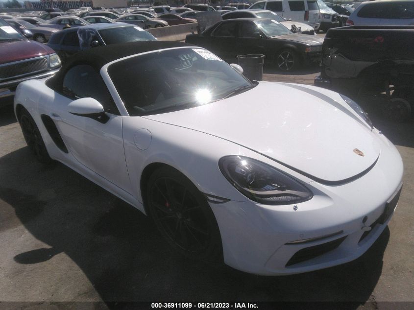 2017 PORSCHE 718 BOXSTER - WP0CA2A87HS221766